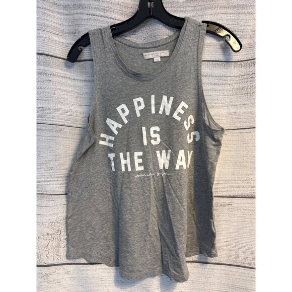 Spiritual Gangster "Happiness Is The Way" Tank Top Size S - Picture 1 of 3